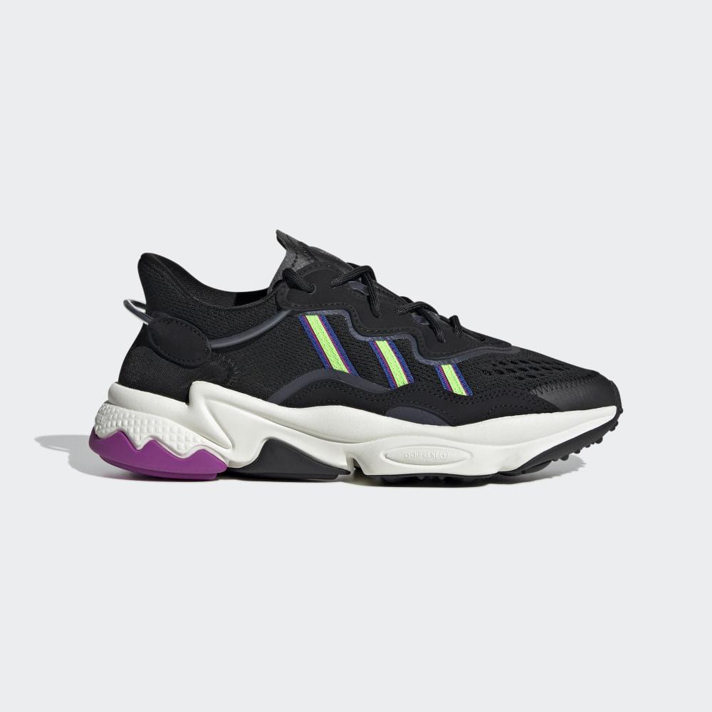 Adidas Women's OZWEEGO Originals Shoes Black/Green/Pink Ireland EF4291